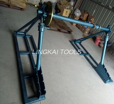 Jack Drum ສາຍກົນຈັກ 5 ໂຕນ, Cable Drum Elevator ສໍາລັບ Cable Reel Underground Tools