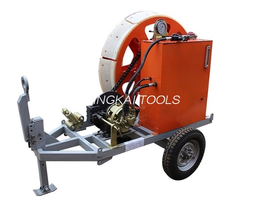 OPGW Stringing Hydraulic Puller Tensioner , 0.75 T Conductor Stringing Machine