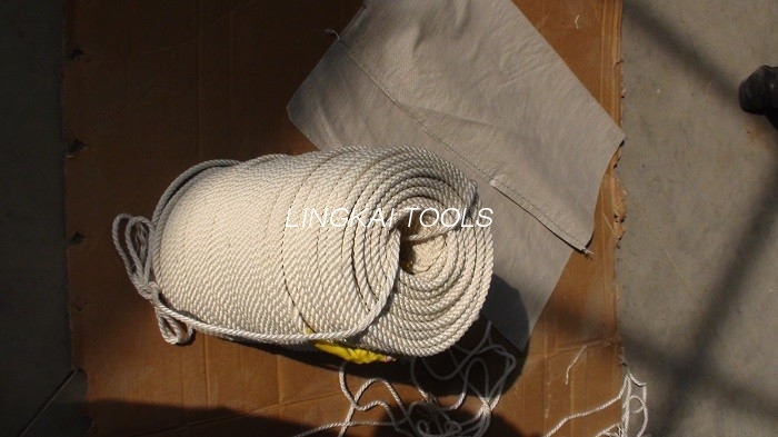 Weave Silk Insulated Rope ນ້ໍາຫນັກເບົາ ເຊືອກຄວາມປອດໄພການກໍ່ສ້າງສໍາລັບການ overhead Line Stringing