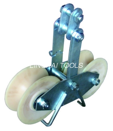 Pulleys Stringing tandem ປັບແຕ່ງພິເສດສໍາລັບສອງຫຼືສາມສາຍ Conductor