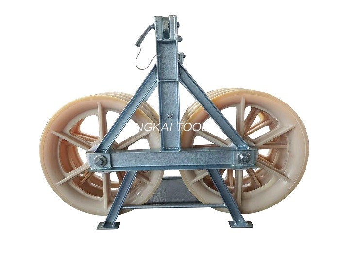 Tandem Stringing Blocks ສໍາລັບ Stringing ສອງແລະສາມມັດສາຍ Conductor