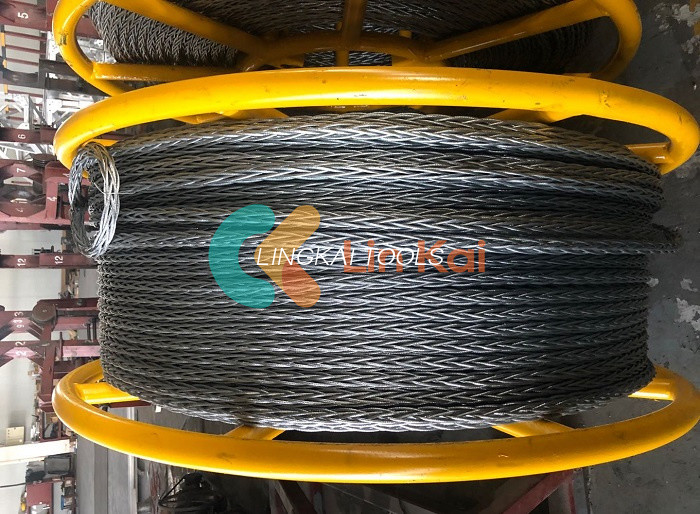 Strong 12 X 19s Anti Twist Steel Wire Rope for Pulling Conductor ໄດ້ຮັບການຮັບຮອງ ISO 9001