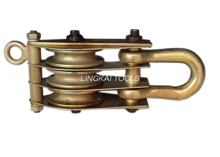 15T Heavy Duty Steel Snatch Hoisting Tackle for Overhead Line Construction