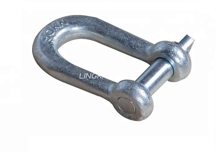 GXK Forged Screw Pin Shackle ຄວາມເຂັ້ມແຂງສູງ Tackle ສໍາລັບຕ່ອງໂສ້ Anchor