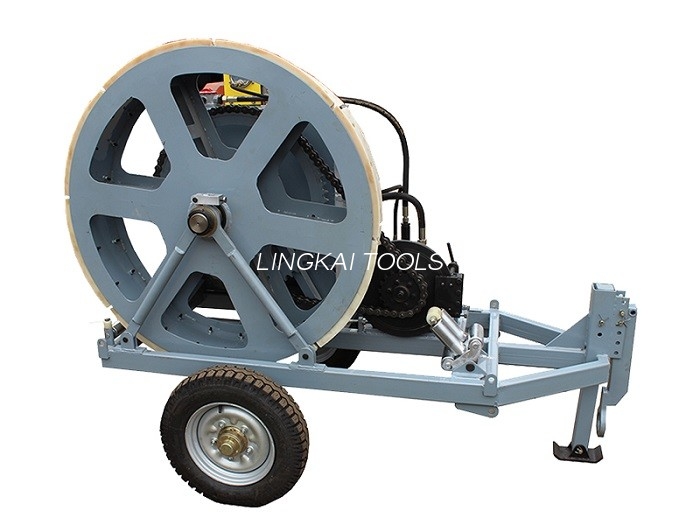 Winch Type Brake Cable Puller Tensioner 7.5KN ສຳລັບການສົ່ງສາຍທາງເທິງຫົວ