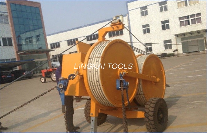 Orange Hydraulic Puller Tensioner SA-YQZ40 40KN ສໍາລັບການດຶງ / Tensioning Conductor