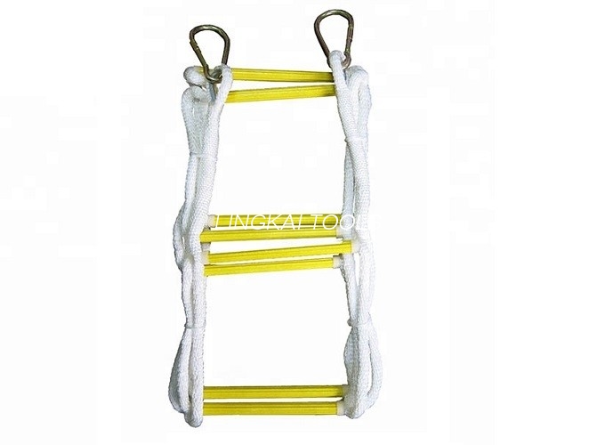 Portable Light Weight Construction Tools Safety Rigid Climbing Rope Ladder