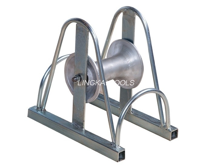 Aluminum Alloy Stringing Pulley Bridge Type Straight Line Cable Roller