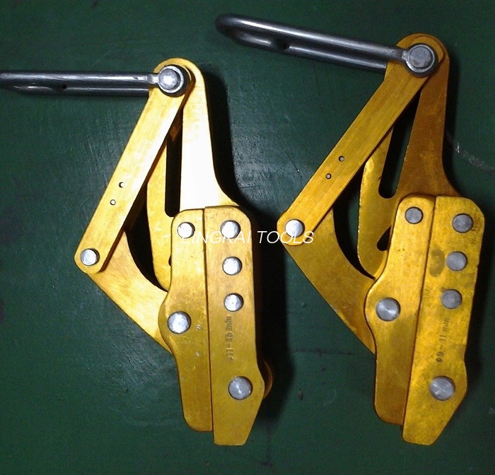 Aluminum Alloy Optical Cable Grip / OPGW Cable Grippers ສໍາລັບ 11- 17mm