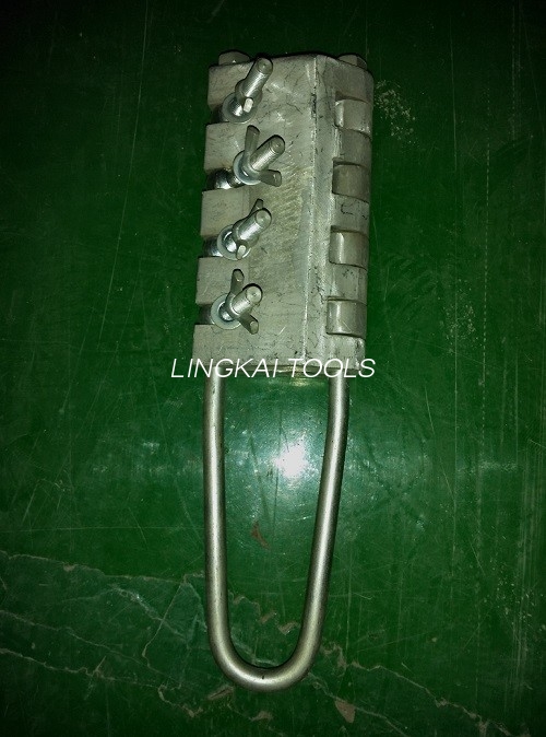 Aluminum Alloy Optical Fiber Cable Tools Radial Locking Gripper ສໍາລັບ OPGW Radial Cable