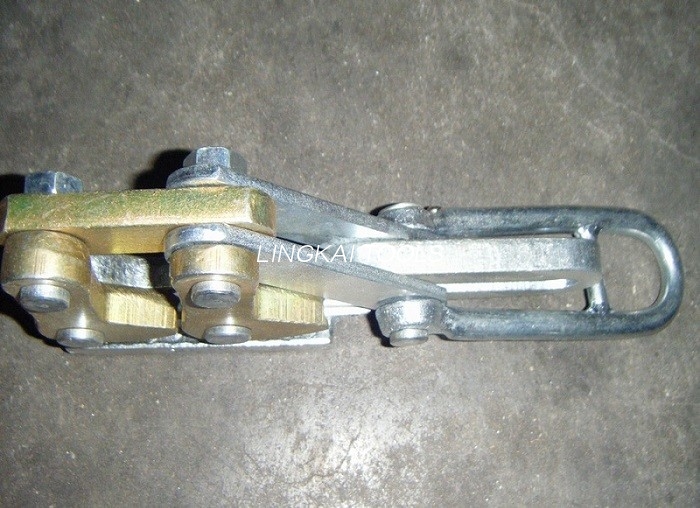 25-50GJ Steel Strand Tools SKDS/10 KN Dual Cam Earth Steel Cable Gripper