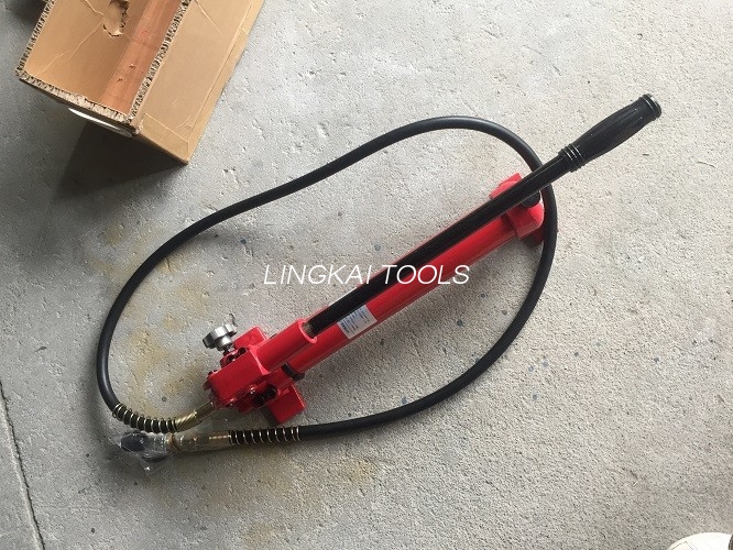700 Bar 1000psi Protable Hand Operated Hydraulic Pump 900CC ນ້ຳມັນ ທົນທານ