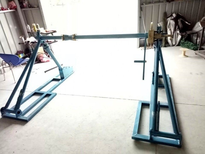 50 KN Rated Load Mechanical Cable Pulling Stand ສໍາລັບການປ່ອຍສາຍ