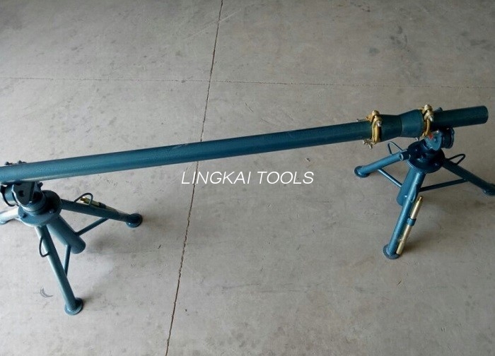 10KN - 50KN Simple Reel Payout Stand Cable Drum Jack ສໍາລັບການປ່ອຍສາຍດ້ວຍຕົນເອງ
