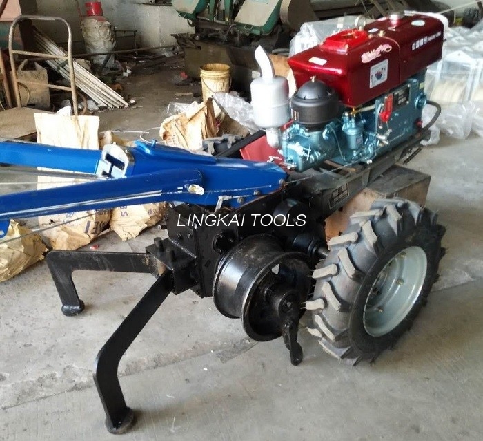 ເຄື່ອງມືດຶງສາຍໄຟຟ້າ 60KN 5 Ton Hand Tractor Winch With Double Drum