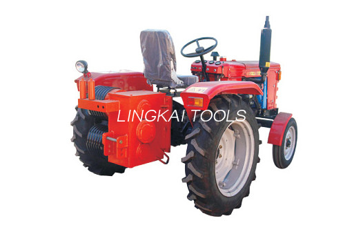 22kW ສາຍໄຟ Winch Puller / Tractor Drawn Winch 304 ຂັບສີ່ລໍ້