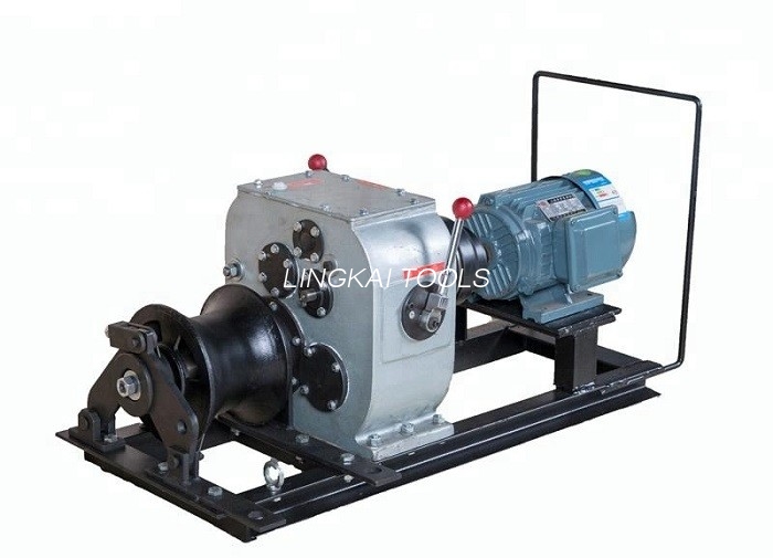50KN 380V ສາຍໄຟຟ້າ Pulley Machine / Wire Pulling Tools ຮັບປະກັນ 3 ປີ