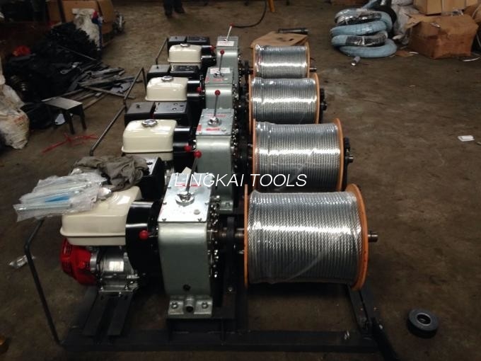 Wire Take Up Cable Winch Puller Stringing Machine 20KN ແຮງດຶງ