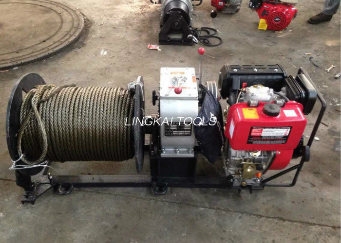 ຄວາມຈຸ 30KN 3 Ton Power Puller Winch Pulling / Hoisting 8m / Min Fast Traction Speed