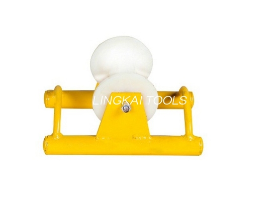 Steel Frame Nylon Wheel Cable Pulley Roller ພ້ອມກັບລູກປືນຄວາມໄວສູງ