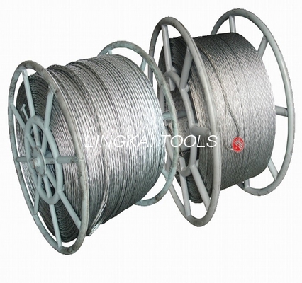 12 Strands Anti Twisting Braided ເຊືອກເຫຼັກສໍາລັບ Stringing Overhead Conductor ຫຼື Opgw